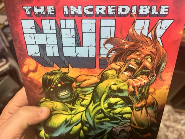 Photo of the Cover to the Incredible Hulk vol 3 by Nic Klein and co.